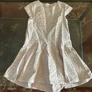 Catamini Pink Hearts Dress Size 7